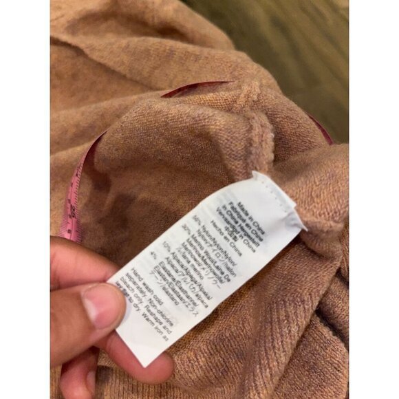 NWT Madewell Edgewater Bubble-Sleeve Cardigan Sweater /merino wool/alpaca/cXS Wo - Picture 14 of 14